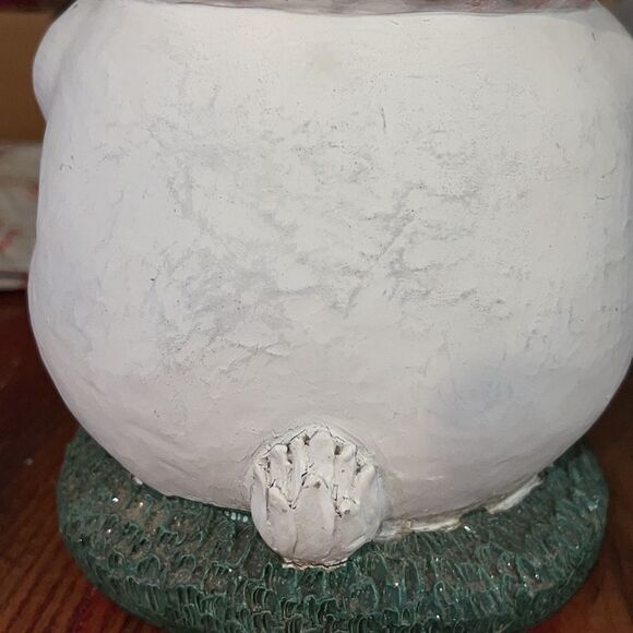 Vintage Ceramic Wonderland Statuary 14” White Rabbit Easter Home Decor - Picture 12 of 14